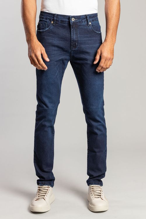 Calça Jeans Comfort Deep Blue - Marinho
