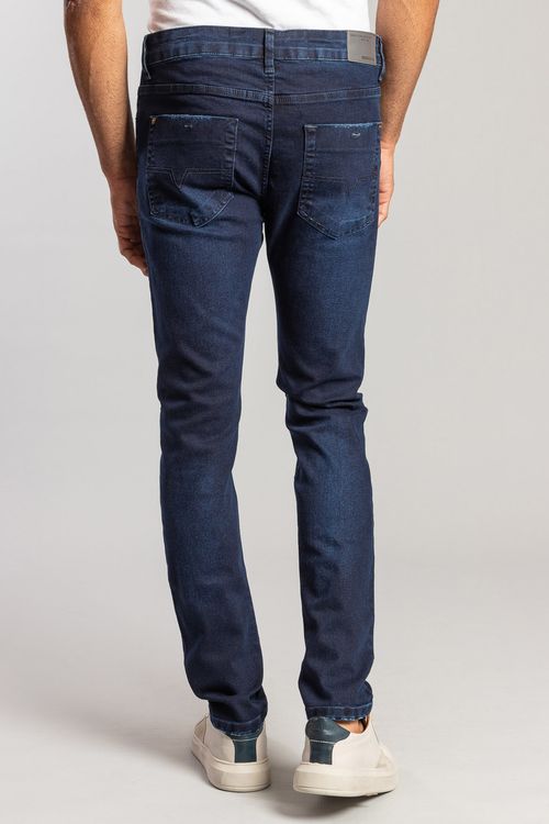 Calça Jeans Comfort Deep Blue - Marinho