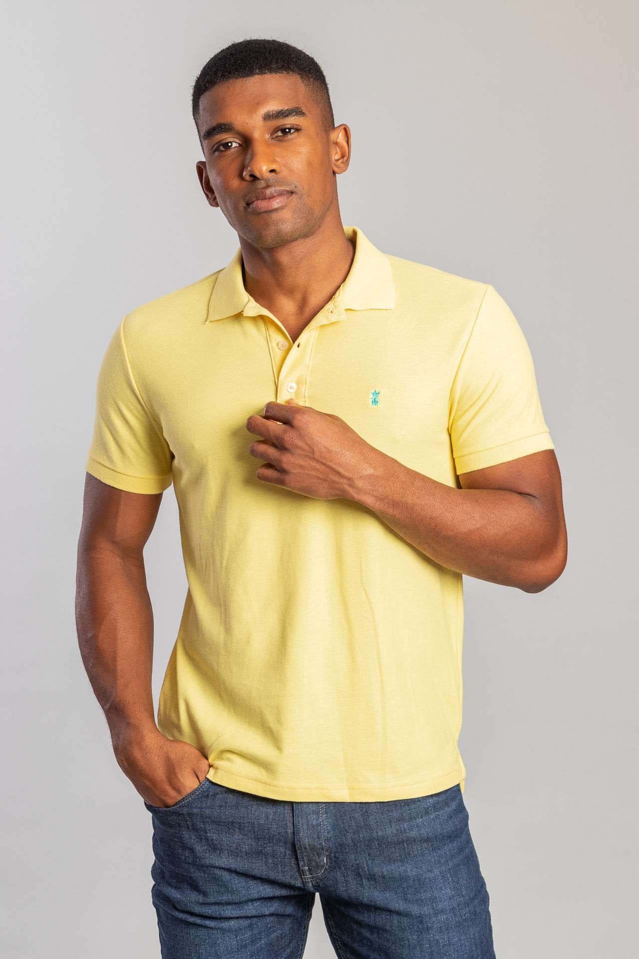 Camisa Polo Ralph Lauren Brasil Amarela - Compre Agora