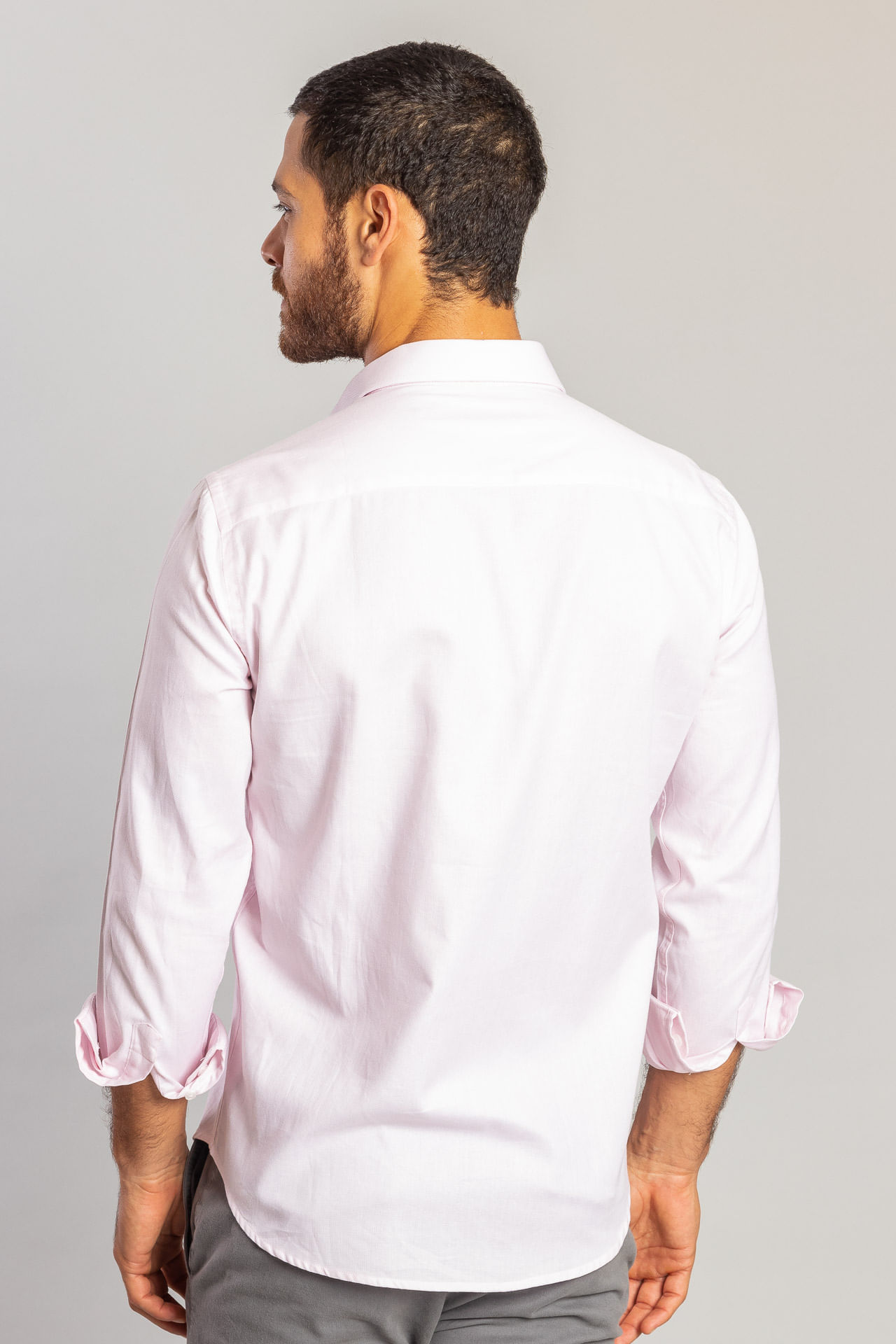 Camisa Premium Classic - Rosa Claro - Sergio K.