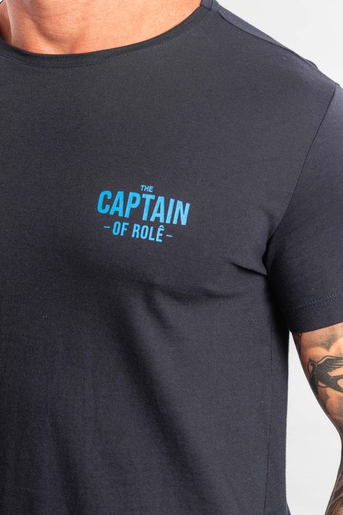 Camiseta Estampada Captain Of Role W24 - Marinho