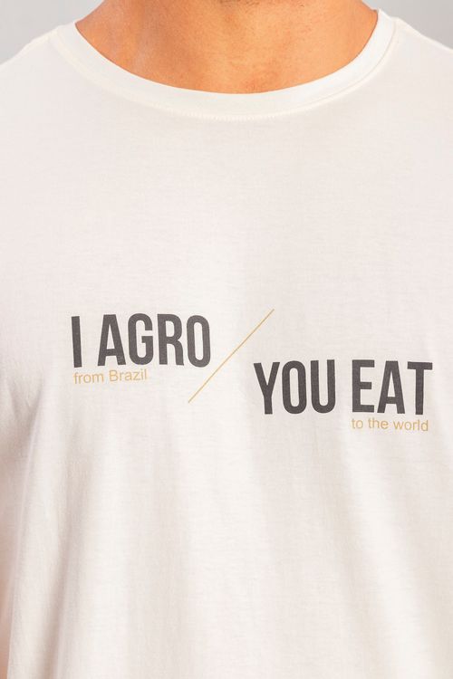 Camiseta Estampada I Agro You Eat S25 - Off White