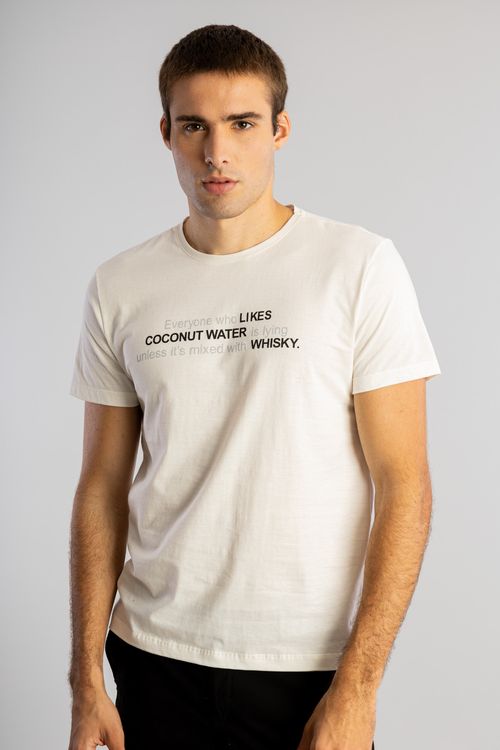 Camiseta Coconut + Whisky W25 - Off White