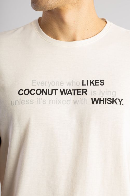 Camiseta Coconut + Whisky W25 - Off White