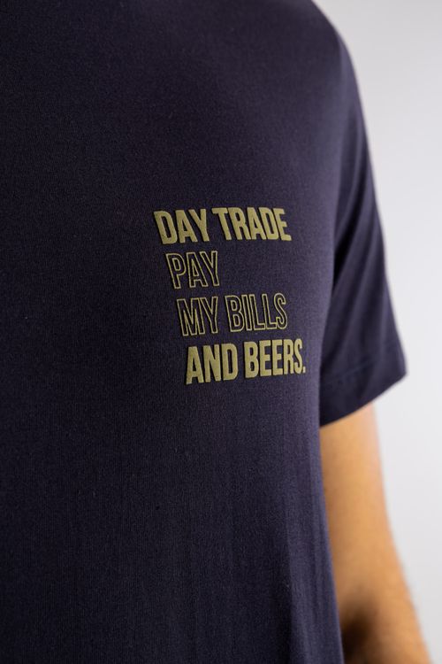Camiseta Trade And Beers W25 - Marinho