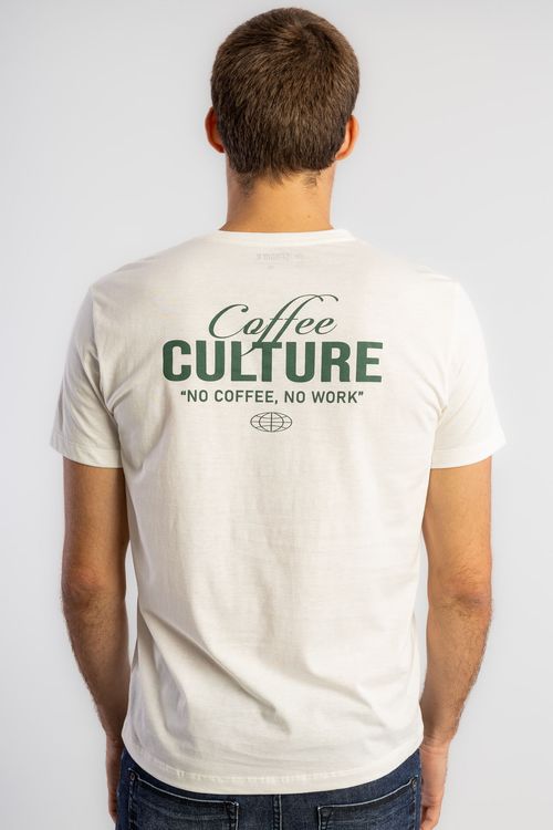 Camiseta Coffee Culture W25 - Off White
