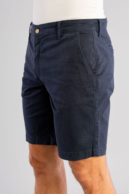 Bermuda Chino Sarja Elastano W25 - Marinho