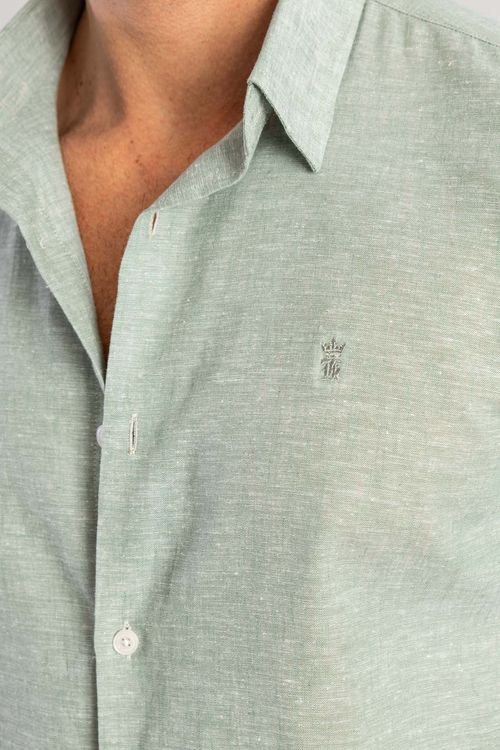 Camisa Linho W25 - Verde