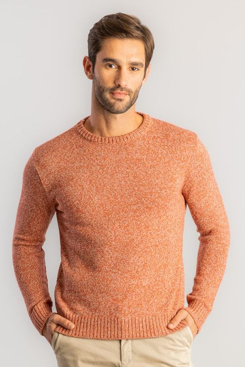 Suéter Tricot Binado W25 - Laranja