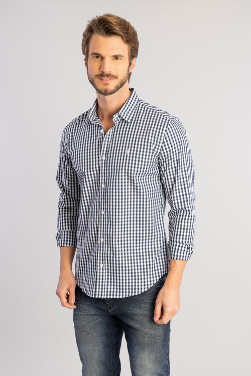 Camisa Vichy Classic W25 - Marinho