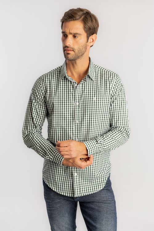 Camisa Vichy Classic W25 - Verde Musgo