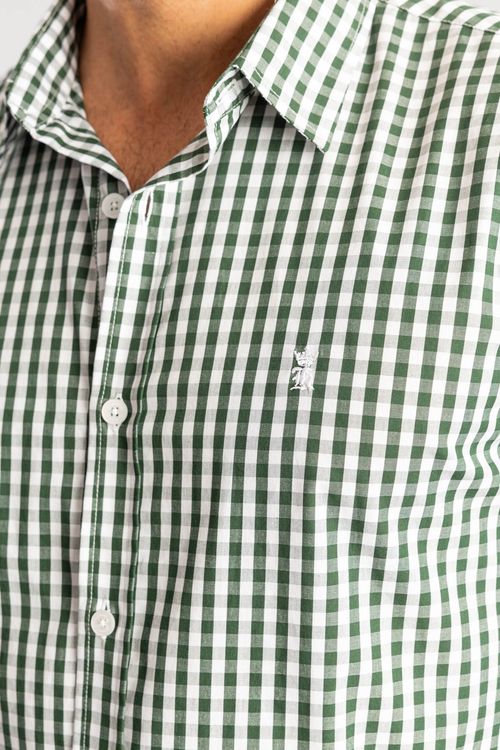 Camisa Vichy Classic W25 - Verde Musgo