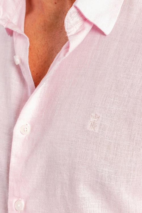 Camisa Linho W25 - Rosa Claro