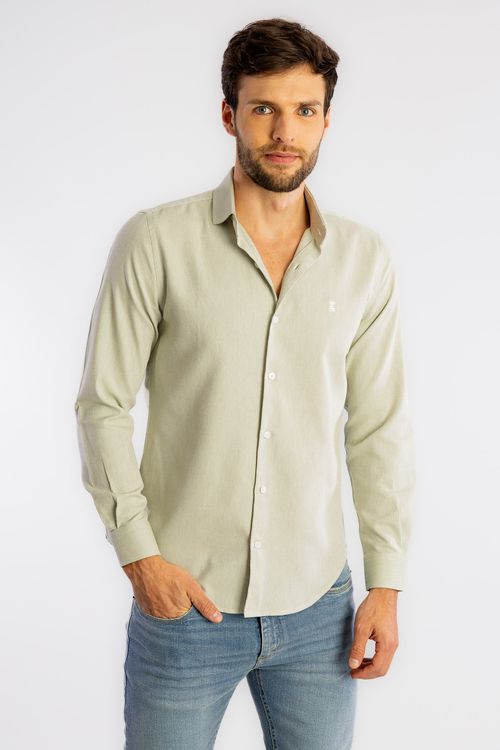 Camisa Maquineta Roma W25 - Verde Claro
