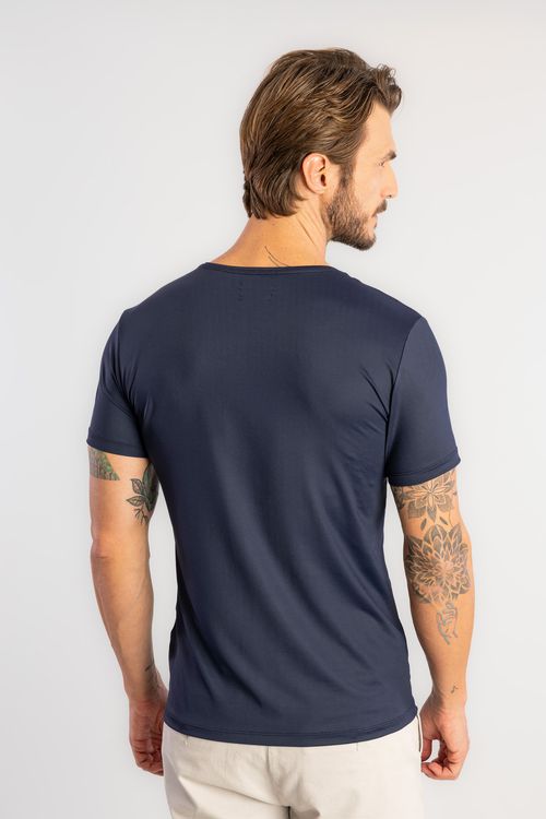 Camiseta Tech Gola Careca W25 - Marinho