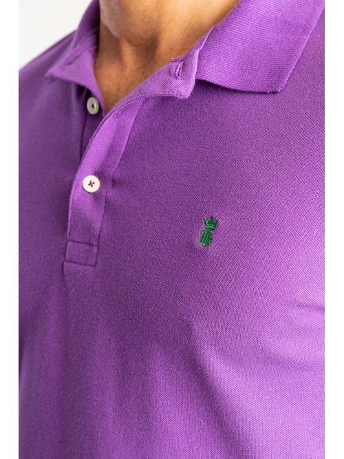 Camisa Polo Básica Piquet W25 - Uva