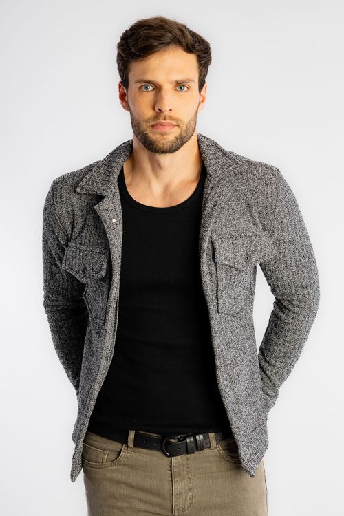 Jaqueta 5 Pockets Tweed W25 - Mescla