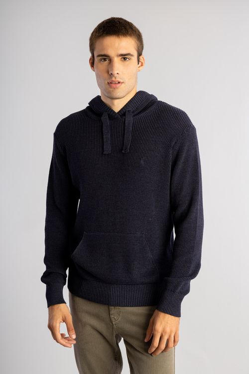 Suéter Tricot Canguru W25 - Marinho