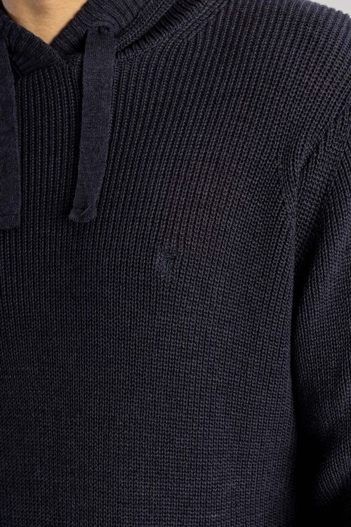 Suéter Tricot Canguru W25 - Marinho