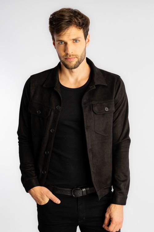 Jaqueta Suede W25 - Preto