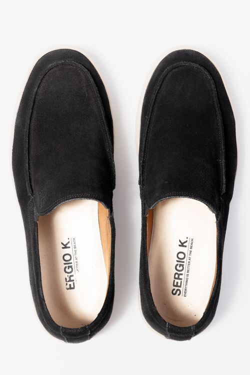 Tênis Loafer Camurça S26 - Preto
