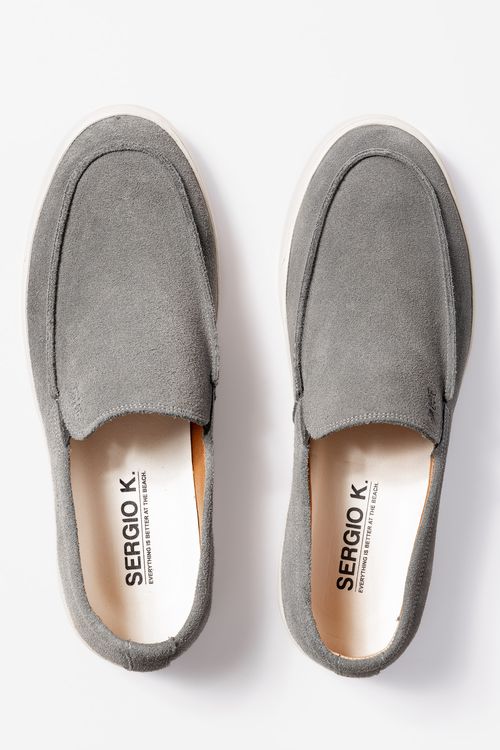 Tênis Loafer Camurça S26 - Chumbo