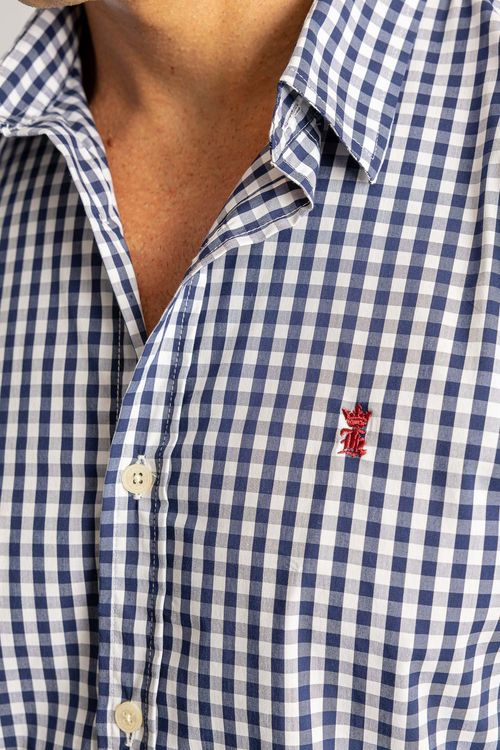 Camisa New Vichy Elastano S26 - Marinho