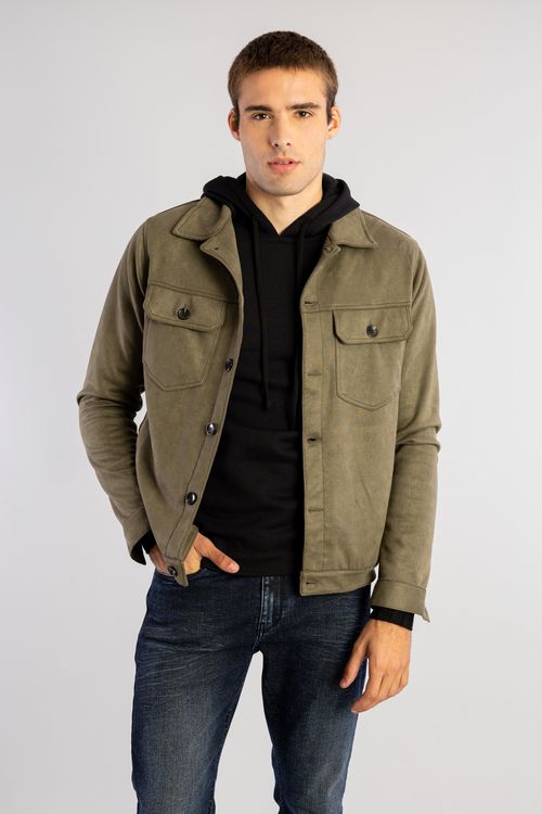 Jaqueta Suede W25 - Verde Musgo