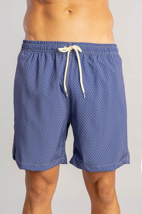 Shorts Praia Gravataria Losango S26 - Marinho