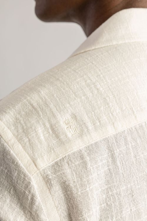 Camisa Rústica Gola Turista S26 - Off White