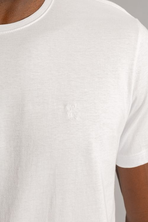 Camiseta Gola Careca S26 - Branco