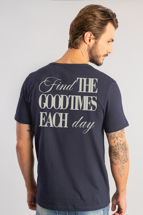 Camiseta Good Times - Marinho