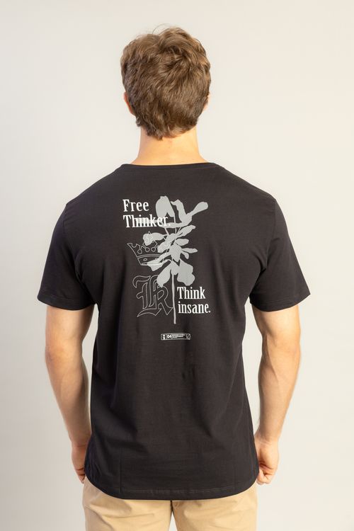 Camiseta Logo Thinker - Preto