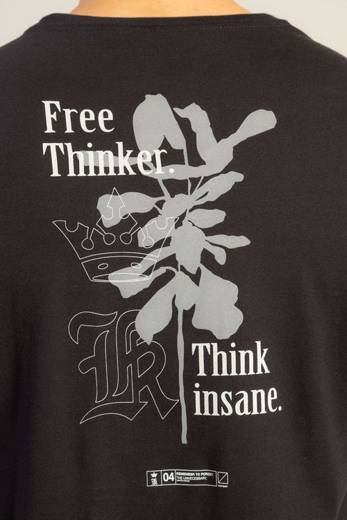 Camiseta Logo Thinker - Preto