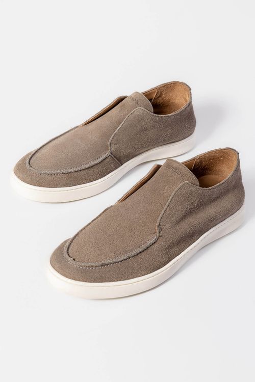 Tênis Camurça Sem Cadarço S26 - Verde Musgo