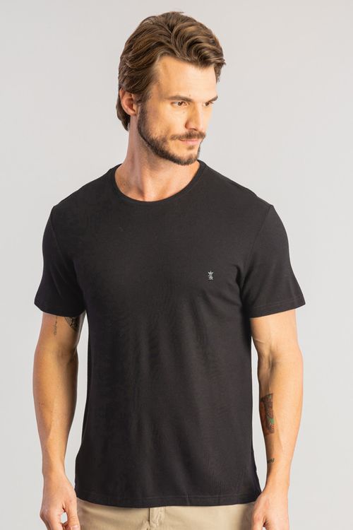 Camiseta Piquet Elastano - Chumbo