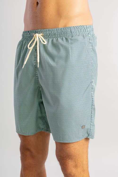 Shorts Praia Gravataria Prisma S26 - Verde Agua
